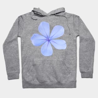 Blue Flower Photo Hoodie